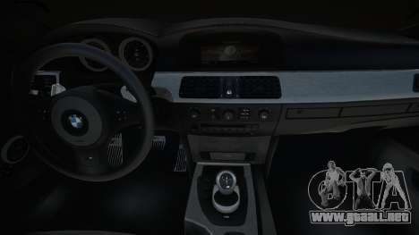 BMW M5 e60 Bllack para GTA San Andreas