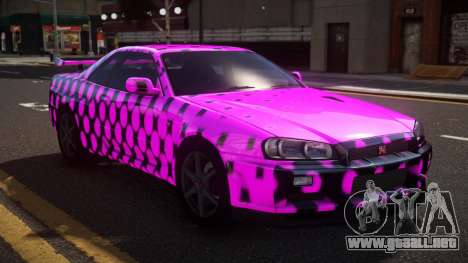 Nissan Skyline R34 Heroshi S8 para GTA 4