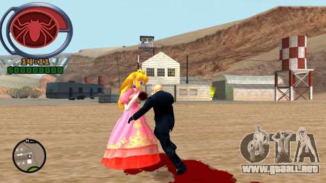 Peach from Super Smash Bros Melee para GTA San Andreas