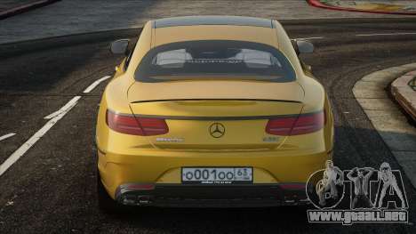 Mercedes-Benz S63 AMG Coupe Yellow para GTA San Andreas