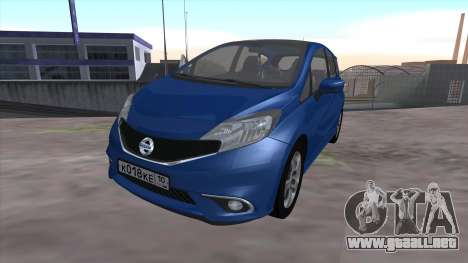 Nissan Note Euro 2014 para GTA San Andreas