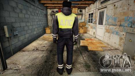 Empleado con uniforme de policía de tráfico en i para GTA San Andreas