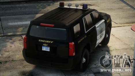 SCSO 2016 Chevy Tahoe para GTA San Andreas