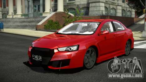 Mitsubishi Lancer Evo X WS para GTA 4