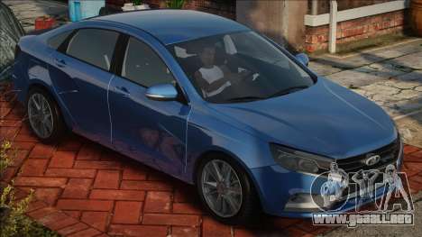 Lada Vesta Blu para GTA San Andreas