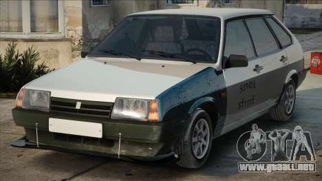 VAZ 2109 con nuevos detalles para GTA San Andreas