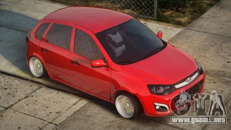 Lada Kalina Rojo para GTA San Andreas