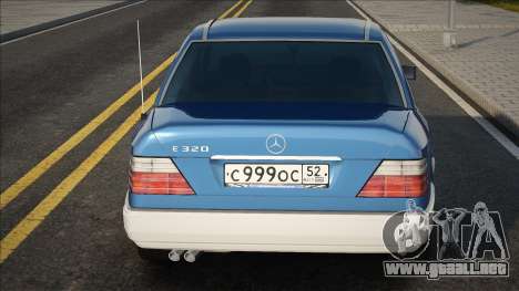 Mercedes-Benz E320 W124 Blue para GTA San Andreas