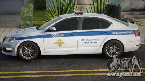 Škoda Octavia - Policía Policía de Tráfico para GTA San Andreas