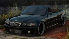 BMW M3 E46 Cabrio Blek para GTA San Andreas