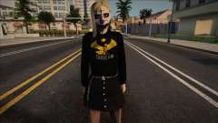 Chica con maquillaje de Halloween para GTA San Andreas