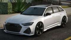 Audi RS6 Avant 2020 White para GTA San Andreas