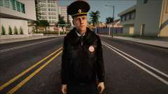 Un policía con uniforme de invierno para GTA San Andreas