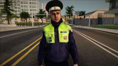 Inspector de policía de tráfico con uniforme de entretiempo para GTA San Andreas