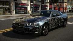 Nissan Skyline R34 Heroshi S14 para GTA 4