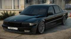 BMW E38 Negro en stock para GTA San Andreas