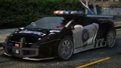 Lamborghini Galardo Turkish Cop para GTA San Andreas