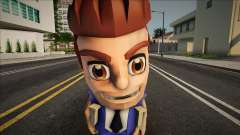 Barry Steakfries from Jetpack Joyride Skin para GTA San Andreas