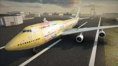 ANA In a Pokemon Livery B747-400 Skin para GTA San Andreas