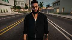 Un hombre con barba y cicatrices para GTA San Andreas