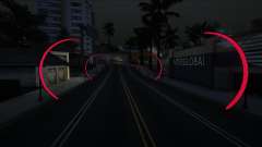 Arcos de neón en Los Santos y San Fierro (Rojos para GTA San Andreas