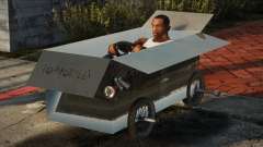 Caja de cartón con ruedas para GTA San Andreas