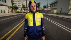 Inspector de policía de tráfico con uniforme de entretiempo para GTA San Andreas