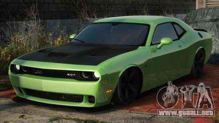 2017 Dodge Challenger Hellcat - Lime Green para GTA San Andreas