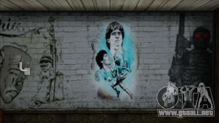 Mural Maradona para GTA San Andreas