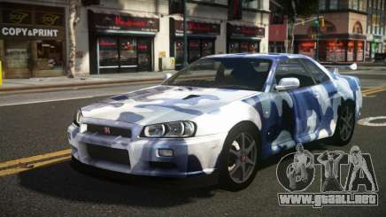 Nissan Skyline R34 Heroshi S10 para GTA 4