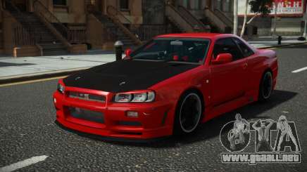 Nissan Skyline R34 Lanuga para GTA 4