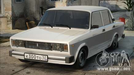 VAZ 2107 Blanco y Culata para GTA San Andreas