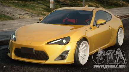 Toyota GT86 Amarillo para GTA San Andreas