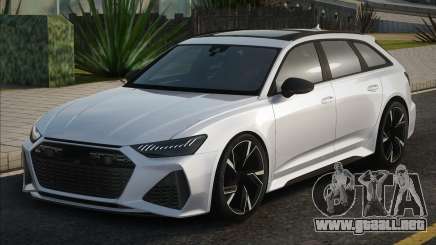 Audi RS6 Avant 2020 White para GTA San Andreas