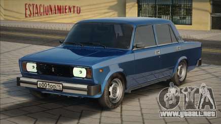 VAZ 2107 Culata Azul para GTA San Andreas