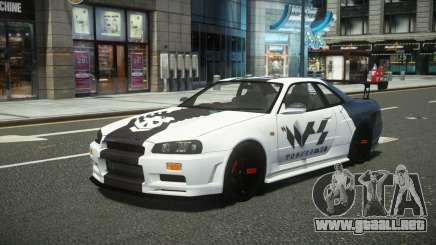 Nissan Skyline R34 Fizoxy para GTA 4