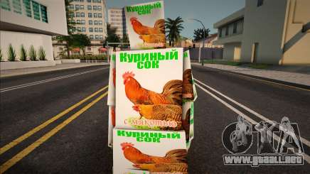 Jugo de pollo para GTA San Andreas