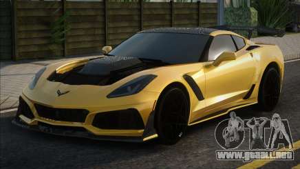 Chevrolet Corvette ZR1 2019 Yellow para GTA San Andreas