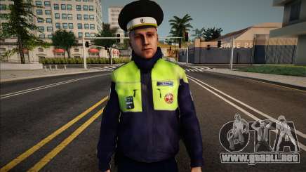 Inspector de policía de tráfico con uniforme de entretiempo para GTA San Andreas