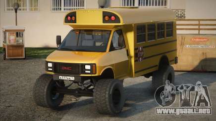 GMC BUS Yellow para GTA San Andreas