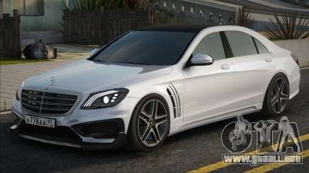 Mercedes-Benz S63 AMG White para GTA San Andreas