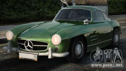 Mercedes-Benz 300 SL Green para GTA San Andreas