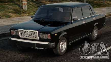 VAZ 2107 Negro en stock clásico para GTA San Andreas