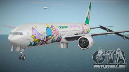 EVA Air Boeing 777-36NER B-16722 Hello Kitty Shi para GTA San Andreas