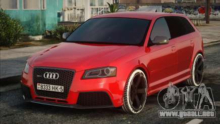 Audi RS3 Red para GTA San Andreas