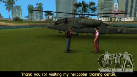 Mod de misión de entrenamiento de helicóptero Hunter para GTA Vice City