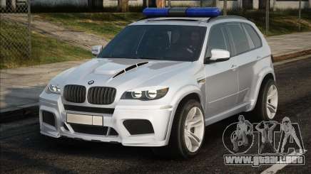 BMW X5 E70 Black Police para GTA San Andreas