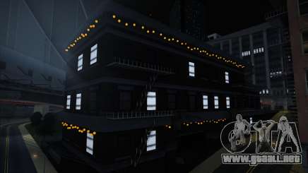 Comisaría de San Fierro con decoración de Nochevieja para GTA San Andreas