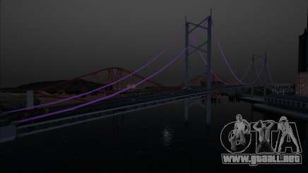 Puente de Neón en San Fierro para GTA San Andreas