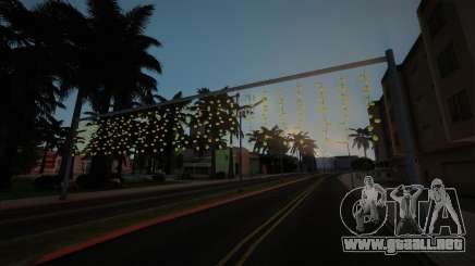 Bastones con una guirnalda (LS-SF) para GTA San Andreas